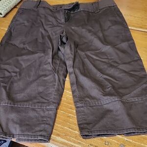 LOFT Brown Capri Pants